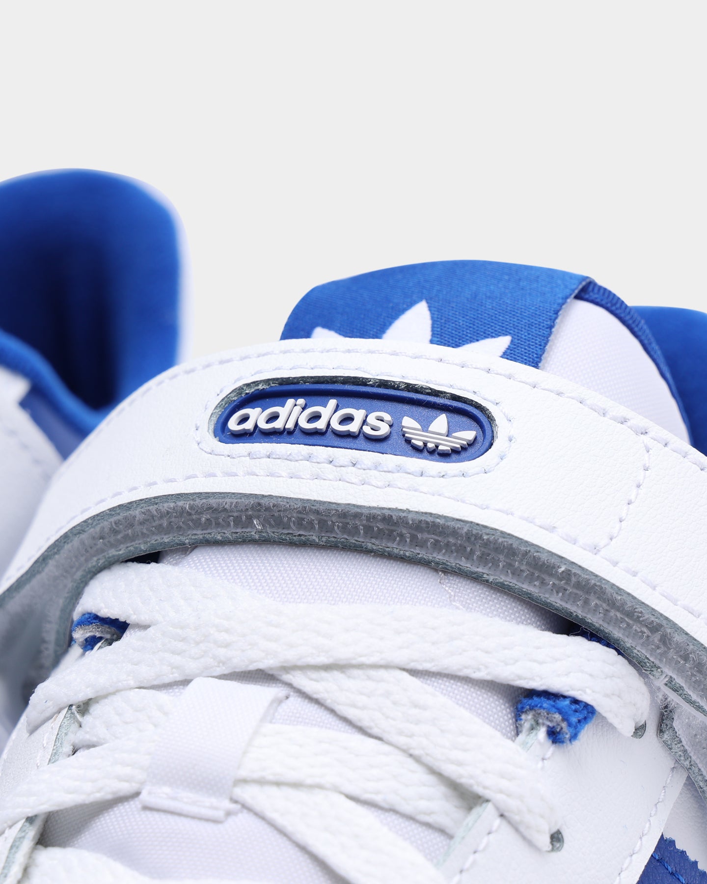 Adidas Men's Forum Low Sneakers - Cloud White / Royal Blue - Casual & Streetwear Shoes for Men | Perfect for Everyday Wear, Gym, and Urban Fashion