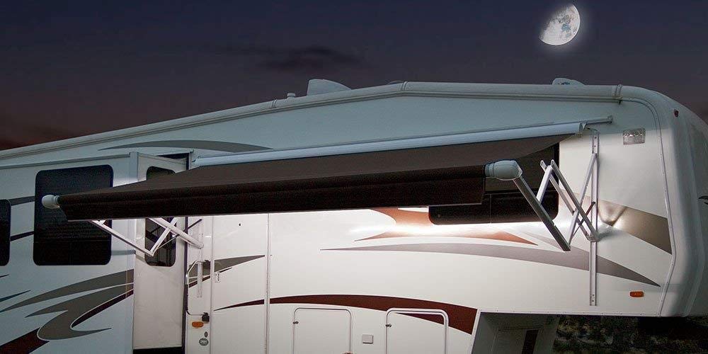 Carefree SR0113 White LED Universal RV Awning Light Kit - 1 Pack | Energy Efficient Waterproof Outdoor Lighting for Campers, Trailers & Motorhomes