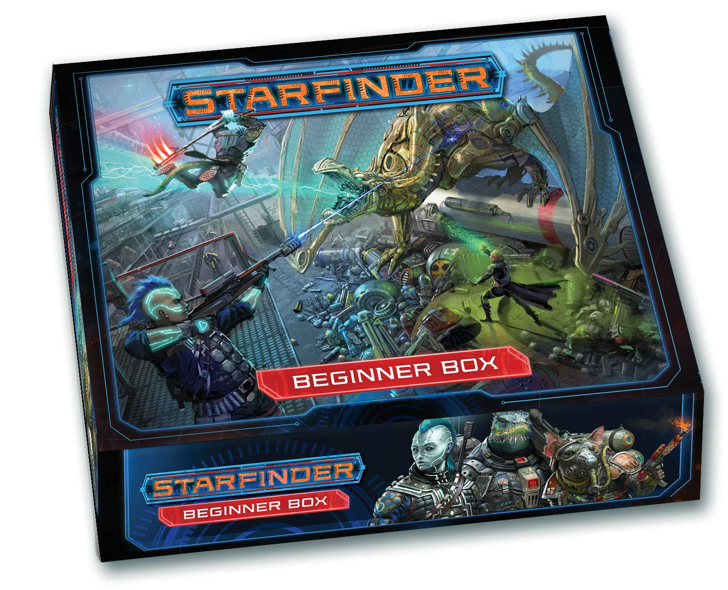 Starfinder Roleplaying Game Beginner Box - Sci-Fi RPG Starter Set for New Players | Perfect for Tabletop Gaming Nights & Adventure Campaigns