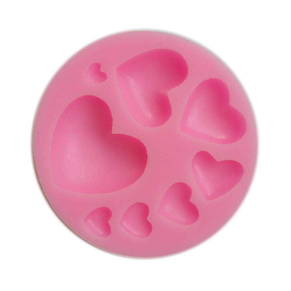 YUUAND Heart-Shaped Silicone Cake Mold for Baking - DIY Chocolate, Sugar, Love Cakes - Non-Stick Bakeware for Valentine's Day, Anniversaries & Romantic Desserts