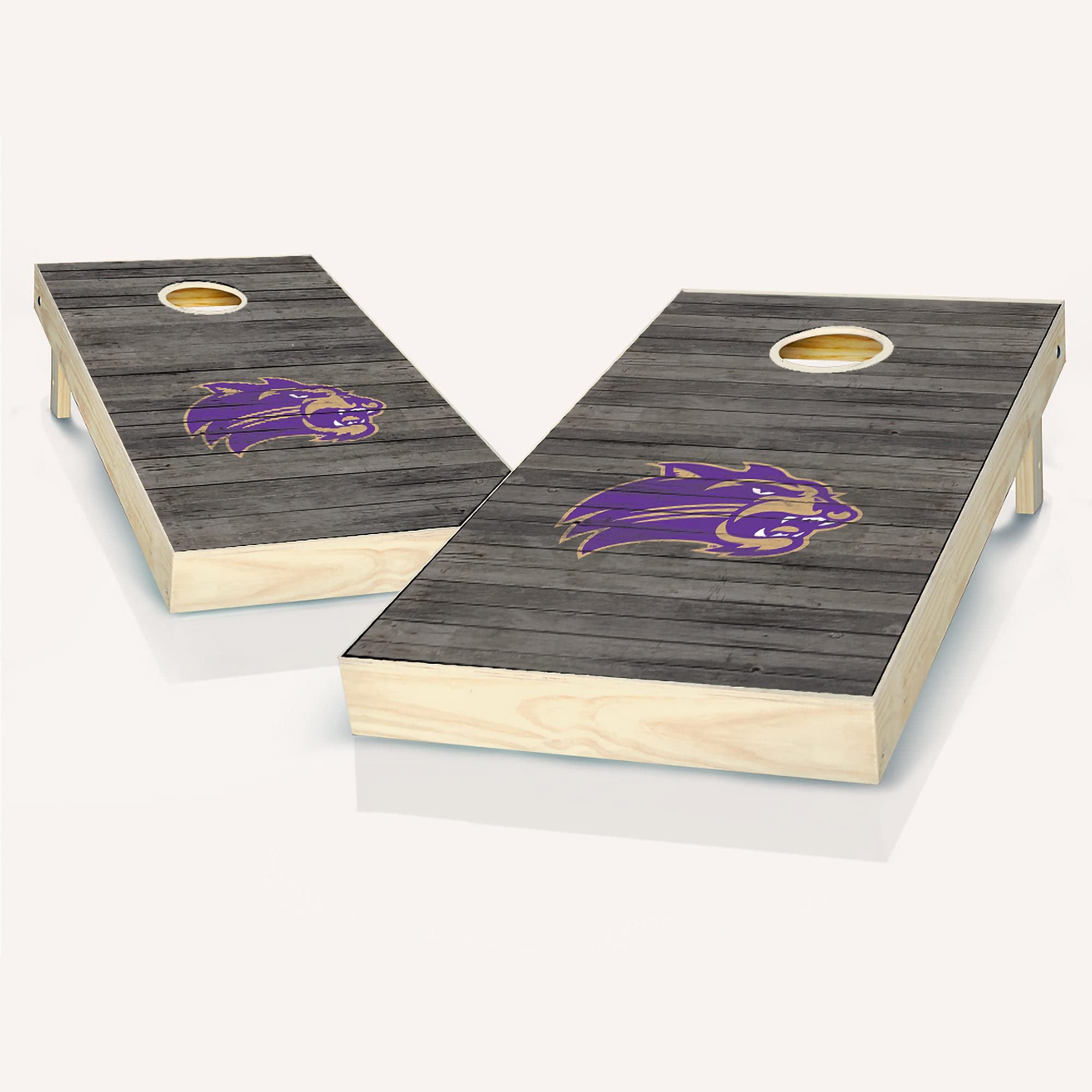 Premium Distressed Cornhole Game Set - 2 Wooden Boards & 8 Bean Bags for Outdoor Fun | Backyard BBQ, Tailgate Parties, Beach Games & Family Gatherings