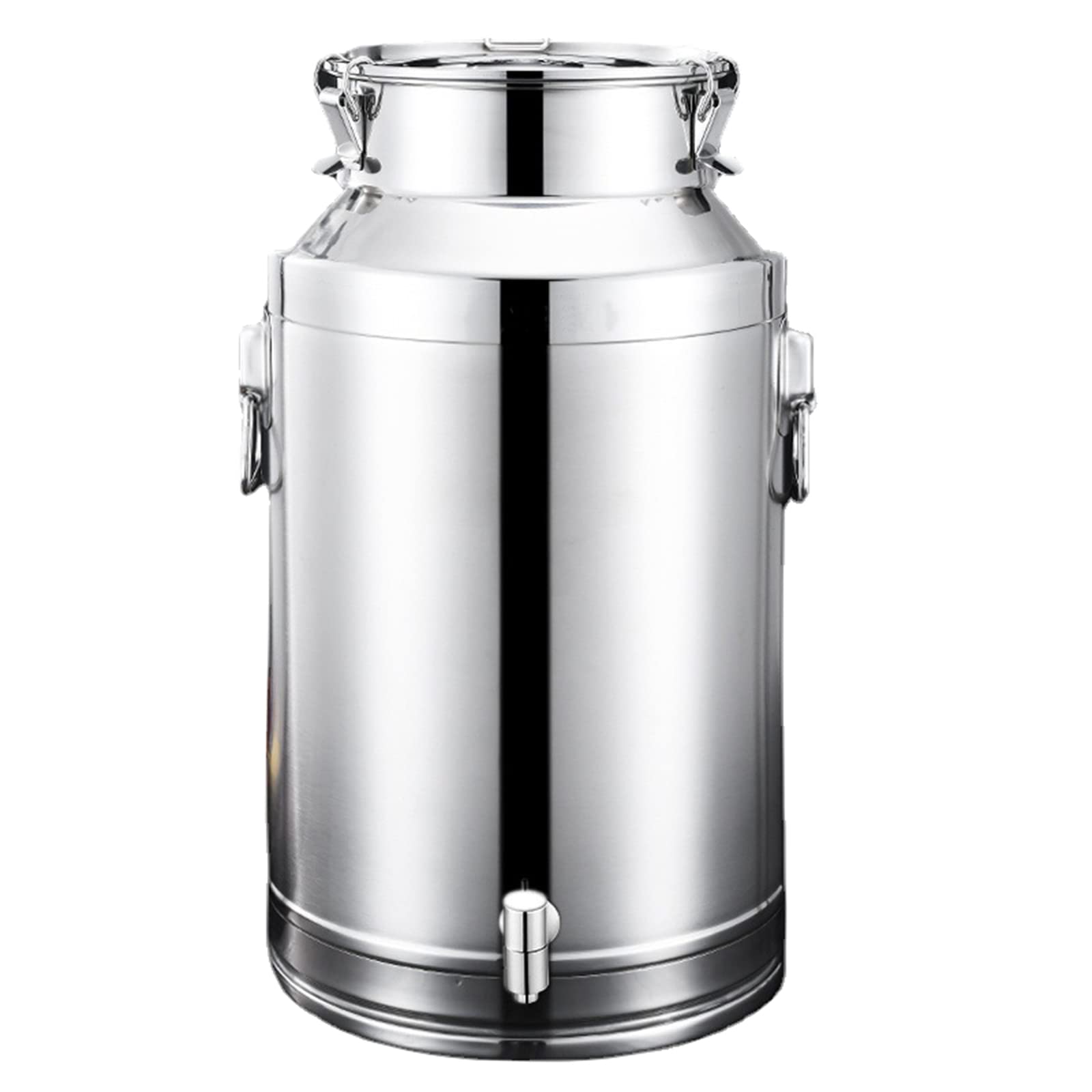 Premium 304 Stainless Steel Milk Can with Faucet & Sealed Lid - 3L Farm Milk Transport Barrel, Multi-Purpose Jug for Milk, Water, Ice, Wine - Perfect for Dairy Farms, Camping, Picnics & Outdoor Parties