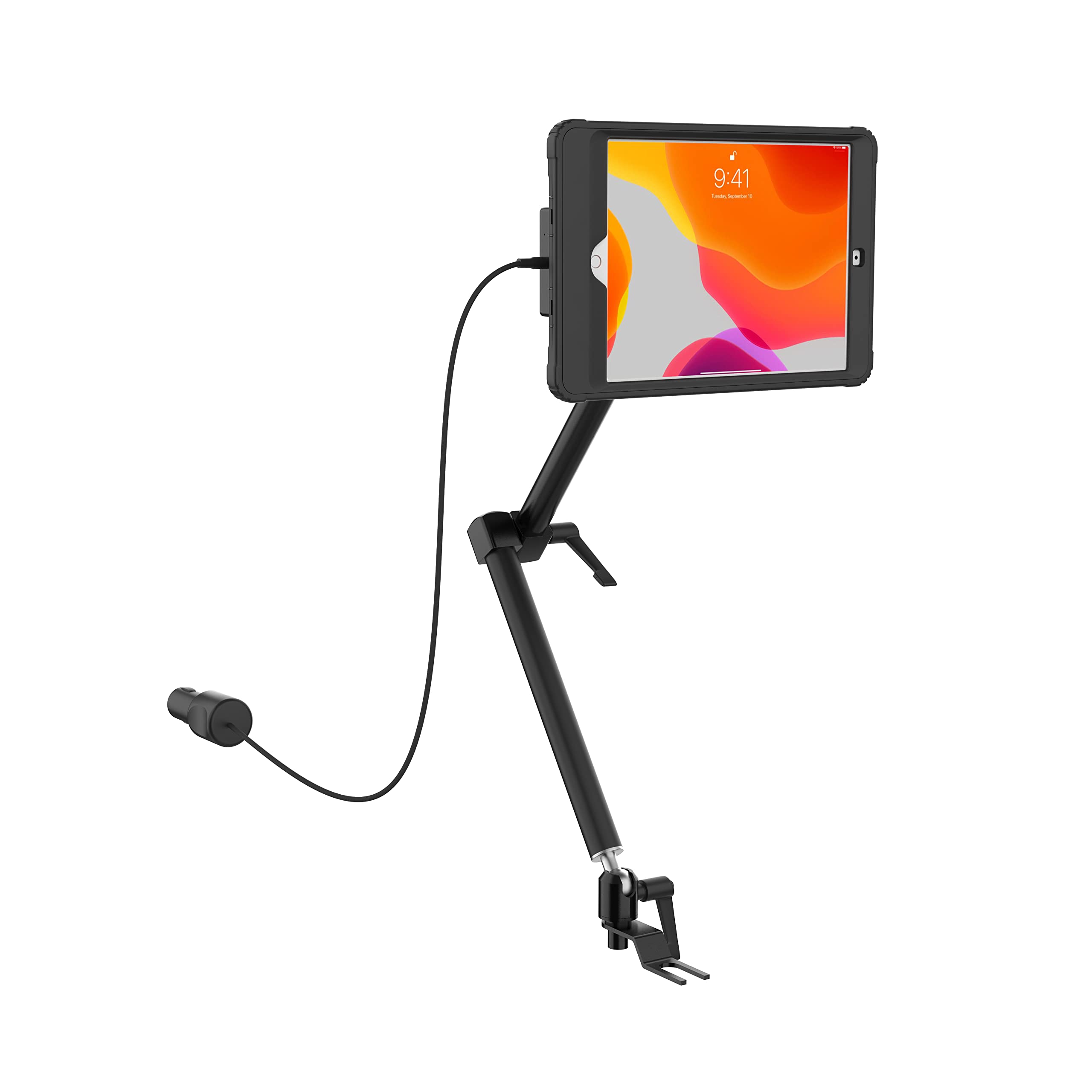 Magnetic Tablet Car Mount with Wireless Charging - Universal iPad Holder for iPad 7/8/9 10.2