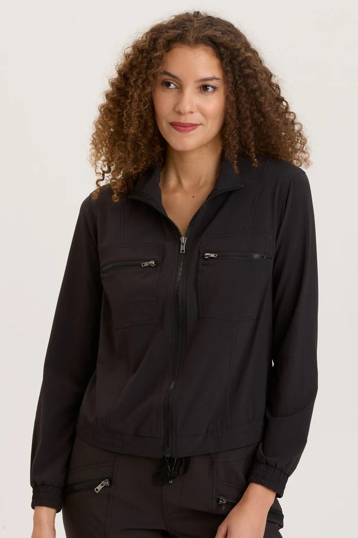 Active Quinn Bomber Jacket - Lightweight Water-Resistant Windbreaker for Men & Women | Perfect for Outdoor Activities, Travel & Casual Wear