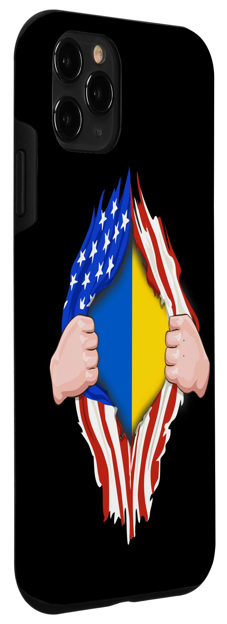 iPhone 11 Pro Case with Ukraine Flag - Patriotic Protective Cover for Travel & Daily Use