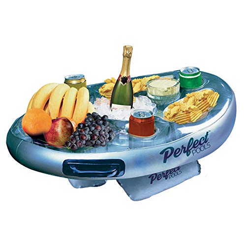 **Premium Floating Spa Tray for Hot Tubs – Inflatable Drink & Snack Holder – Waterproof Poolside Accessory – Perfect for Relaxing with Cocktails, Books, or Snacks by Life**