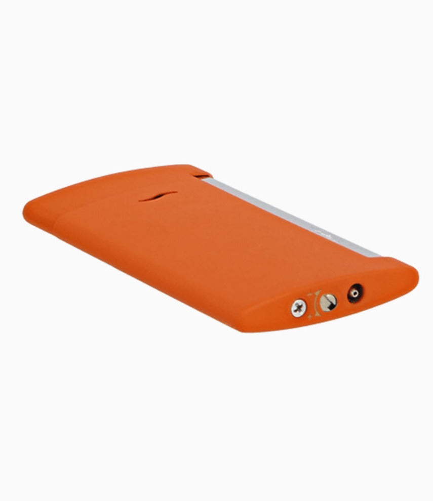 S.T. Dupont Slim 7 Lighter - Matte Orange Finish | Premium Butane Cigarette Lighter | Perfect for Smoking, Candle Lighting & Outdoor Use