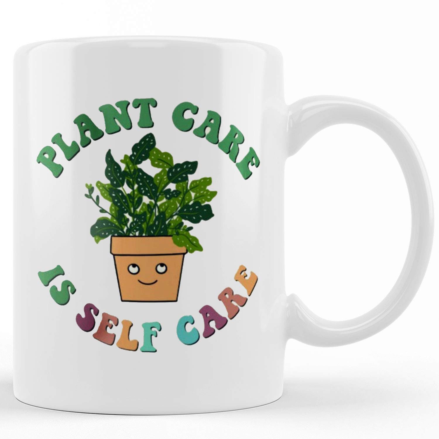 Plant Lady Coffee Mug - Ceramic Novelty Mug for Plant Moms & Houseplant Lovers (11oz/15oz) - Funny Gardening Gift for Birthdays, Mother's Day & Plant Care Enthusiasts - Perfect for Coffee, Tea & Self-Care Moments
