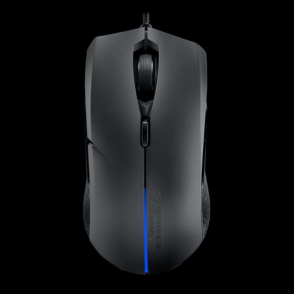 ASUS ROG STRIX EVOLVE AURA RGB Gaming Mouse - Wired Optical Gaming Mouse with 7200 DPI, Ergonomic Design, Customizable RGB Lighting (2-Year Warranty) - Perfect for FPS, MOBA and MMO Gaming