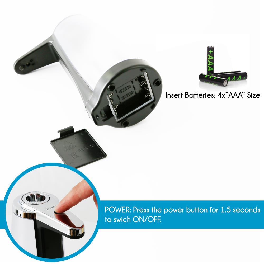 Automatic Soap Dispenser - Touchless Hand Soap Dispenser for Kitchen & Bathroom, 500ml Smart Sensor Soap Pump for Home & Office Use
