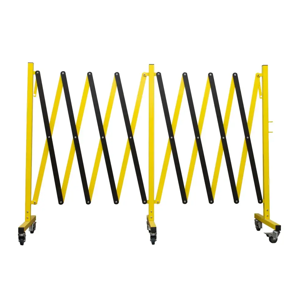 Expandable Barricade - Heavy Duty Safety Barrier for Crowd Control & Events | Perfect for Concerts, Festivals & Construction Sites