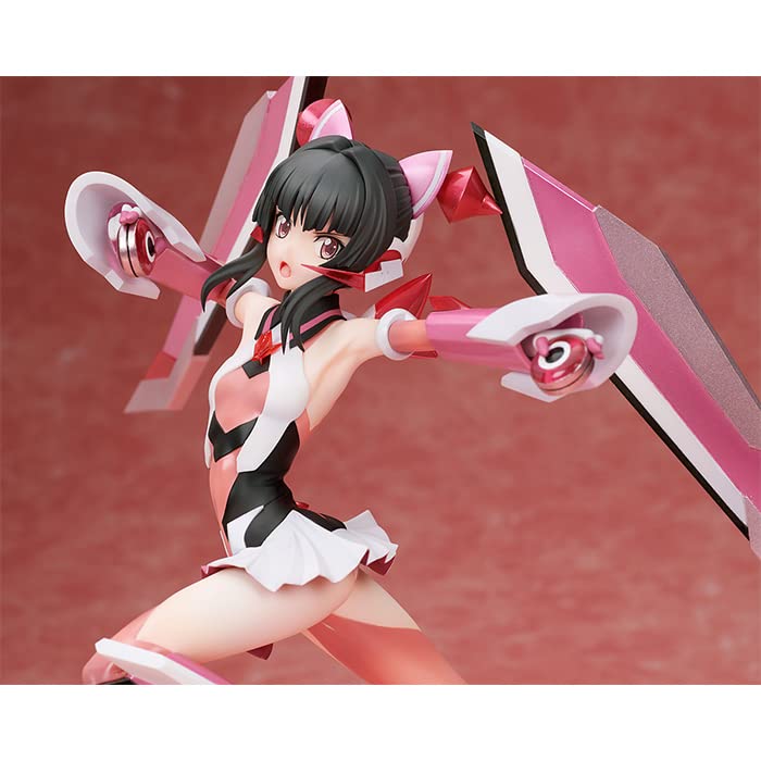 Symphogear GX Shirabe Tsukuyomi 1/7 Scale PVC Anime Figure - 8.5 Inch Multicolor Collectible Statue for Display & Anime Fans
