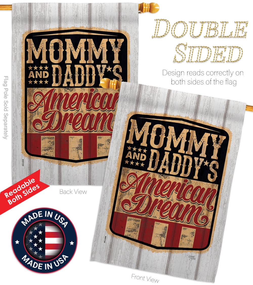 USA Patriotic Star & Stripes House Flag Set - Double-Sided Garden Decor for Independence Day
