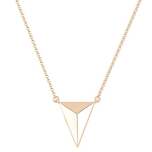Pyramid Cremation Necklace for Ashes - Sterling Silver & 18K Gold Plated Urn Pendant - Memorial Jewelry for Loved Ones - Perfect for Keeping Memories Close During Travel, Work, or Special Occasions
