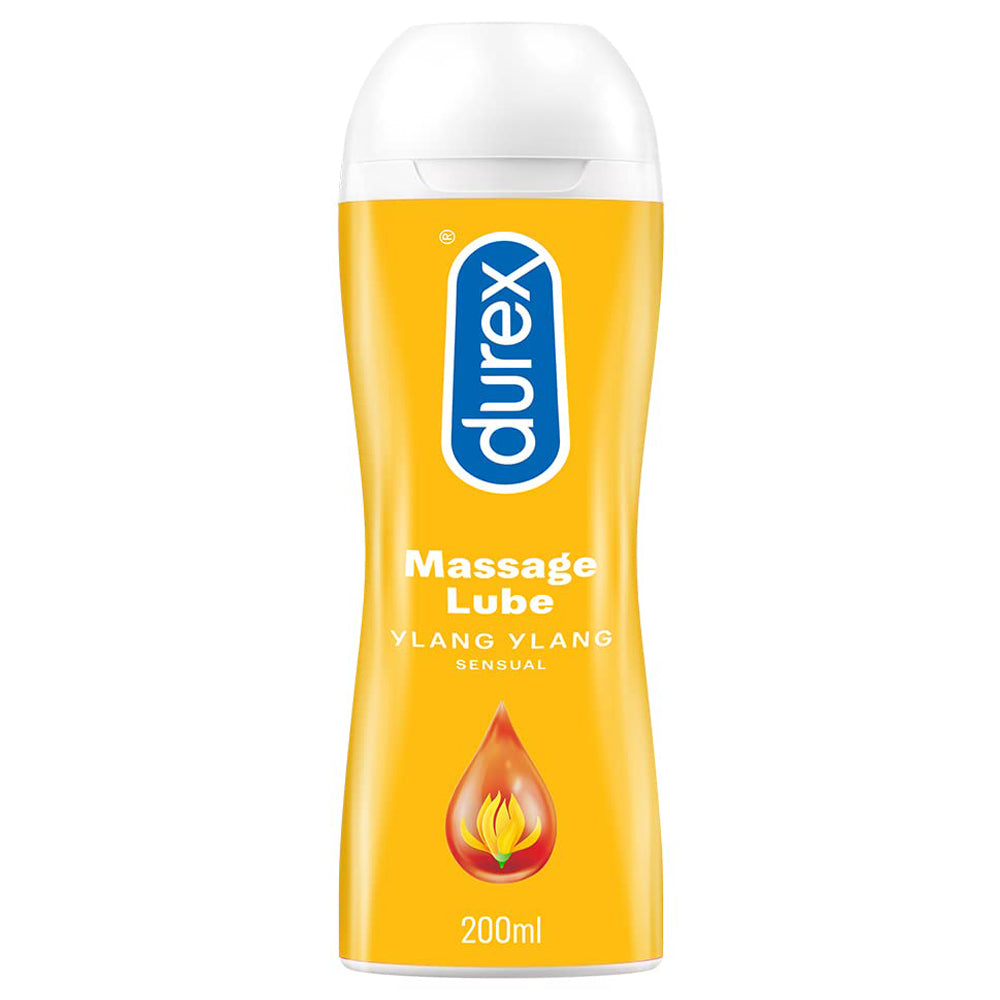 Durex 2 in 1 Ylang Ylang Sensual Massage Lubricant Oil - Enhance Intimacy & Relaxation for Couples Massage & Romantic Nights