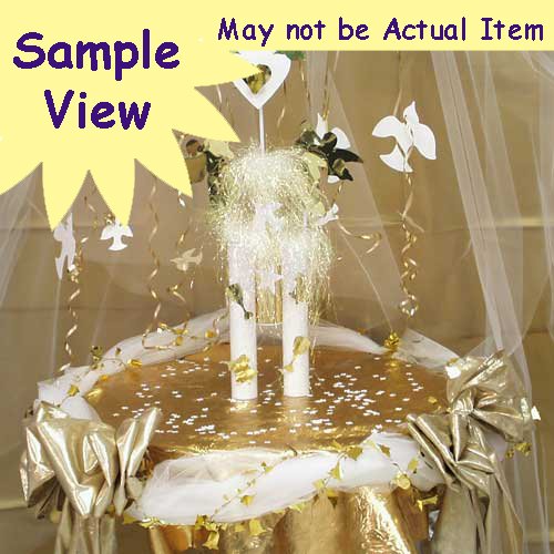 Gold Confetti Streamers - Bulk Pack of 100 for Parties, Weddings & Celebrations | Retail Pack #9467 QS0 | Perfect for Birthday Decorations, Baby Showers & New Year's Eve
