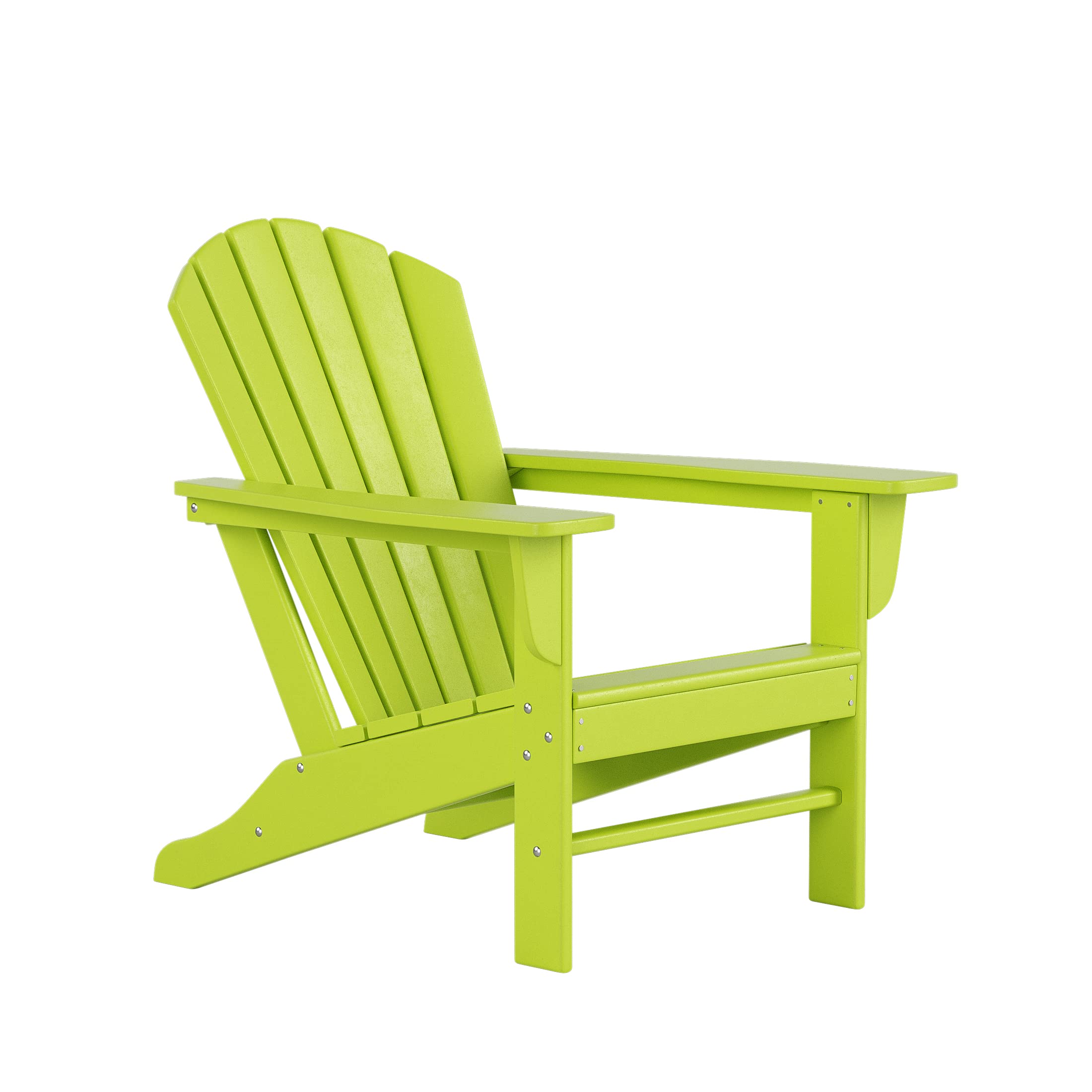 HDPE Outdoor 3pc Adirondack Set - All-Weather Patio Furniture for Garden & Backyard