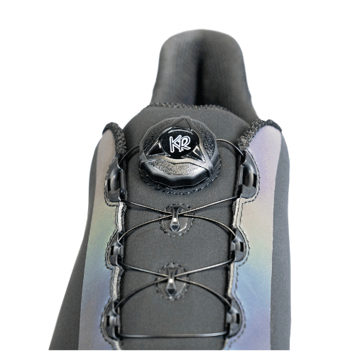 KR Strikeforce TPC Hype Black Iridescent Performance Bowling Shoes for Men & Women - Right Hand Unisex Design for League Play and Tournament Bowling