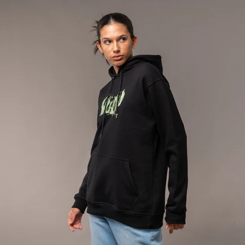 Unisex Vulk Kangaroo Hoodie - Black | Soft & Comfortable Fleece Pullover for Men & Women | Perfect for Casual Wear, Gym & Outdoor Activities