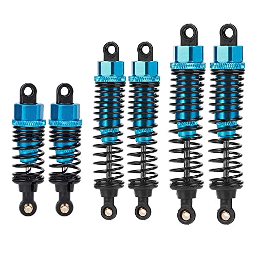 2pcs Metal RC Shock Absorber Oil Damper - Replacement Parts for 1:10 Scale RC Cars (100mm Black) | Durable Off-Road Accessories for RC Trucks, Buggies & Crawlers