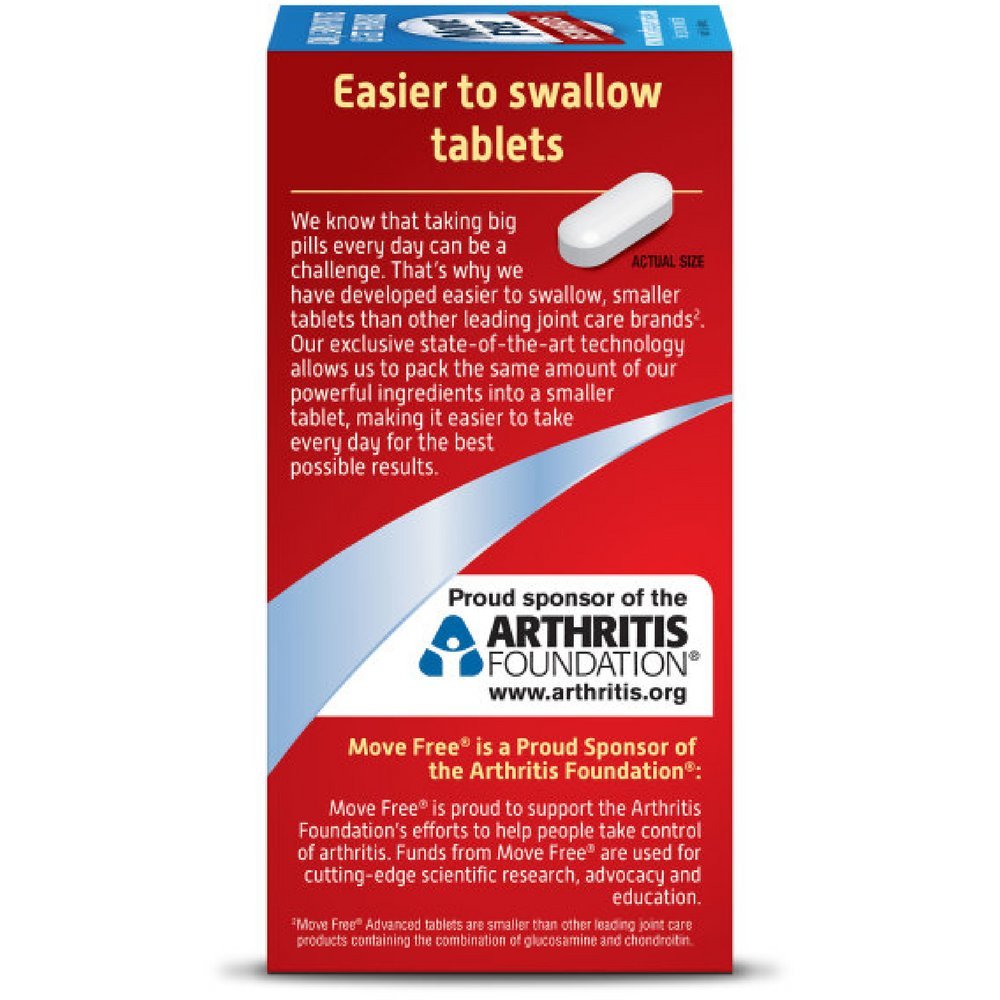 Move Free Advanced Joint Health Supplement - 80 Tablets with Glucosamine & Chondroitin for Joint Support & Mobility (Pack of 8) | Ideal for Active Adults, Seniors & Athletes for Daily Joint Care