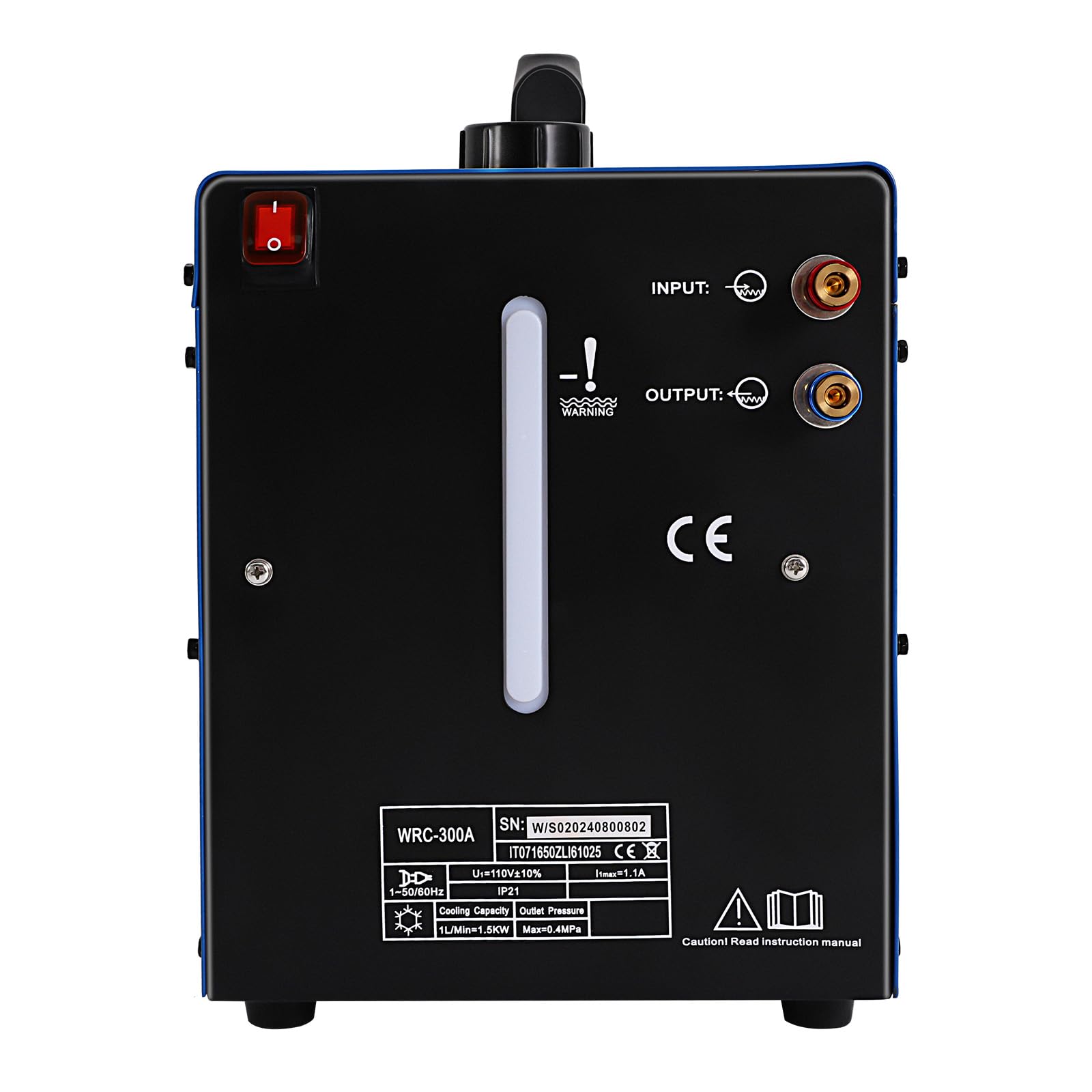 370W TIG Welder Water Cooler System - 10L Capacity, 2.1 GPM Flow for Water Cooled TIG Torch | Perfect for Aluminum Welding, Metal Fabrication & Industrial Welding Applications