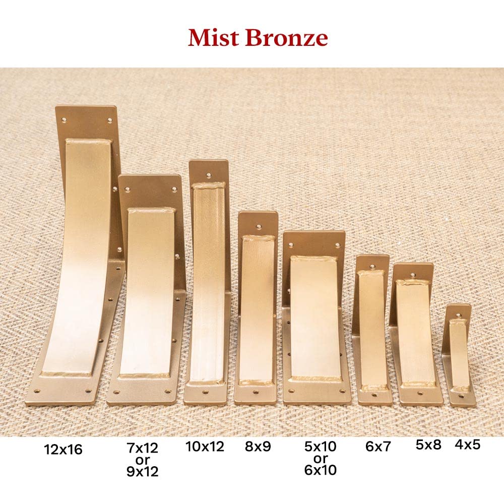 Heavy Duty Steel Shelf Brackets (2 Pack) - 6