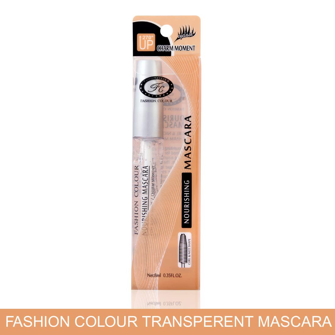 Waterproof Clear Lash & Brow Mascara - 8ml | Long Lasting Transparent Mascara with Vitamin E | Natural Eyebrow Gel & Lash Enhancer for Everyday Makeup | Perfect for Work, Date Night & Special Occasions