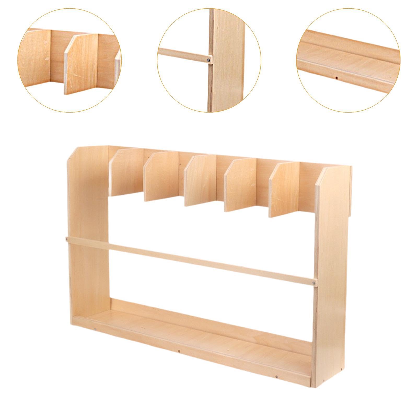 Harayaa Kids' Work Rug Organizer - Toy Storage Rack & Carpet Stand for Playroom, Montessori Classroom, or Home Organization - Practical Children's Shelf for Toys & Learning Mats