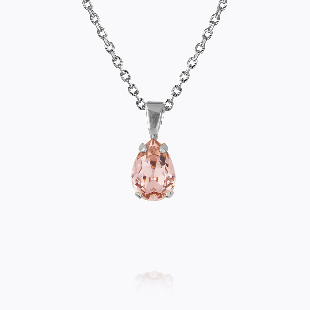 Elegant Petite Drop Necklace - Vintage Rose Gold Pendant for Women | Perfect for Weddings, Date Nights & Special Occasions