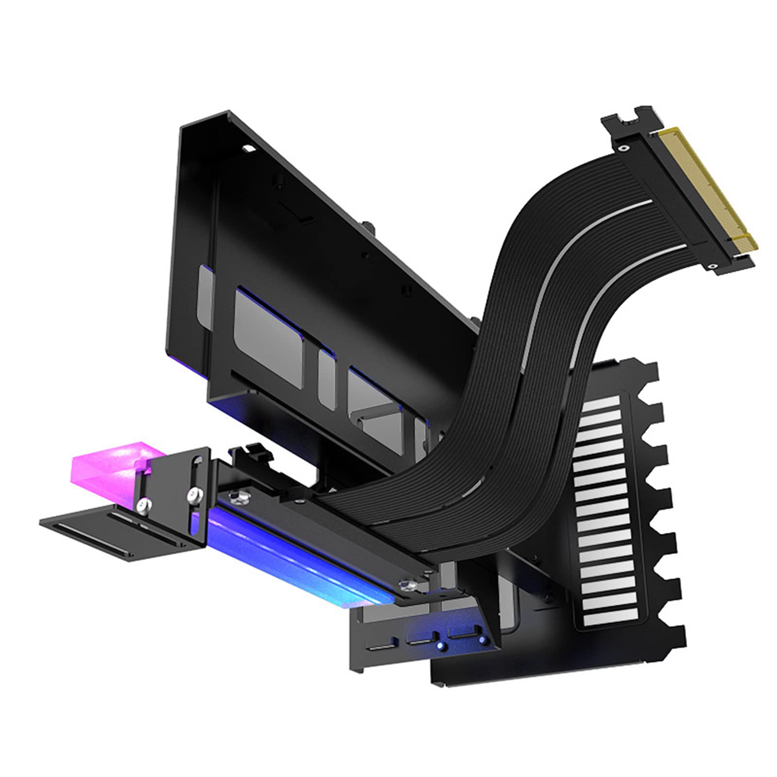 PCI-E X16 Vertical GPU Bracket - Graphics Card Holder & Extension for PC Gaming Rigs | Perfect for Custom PC Builds, Gaming Setups & Workstations