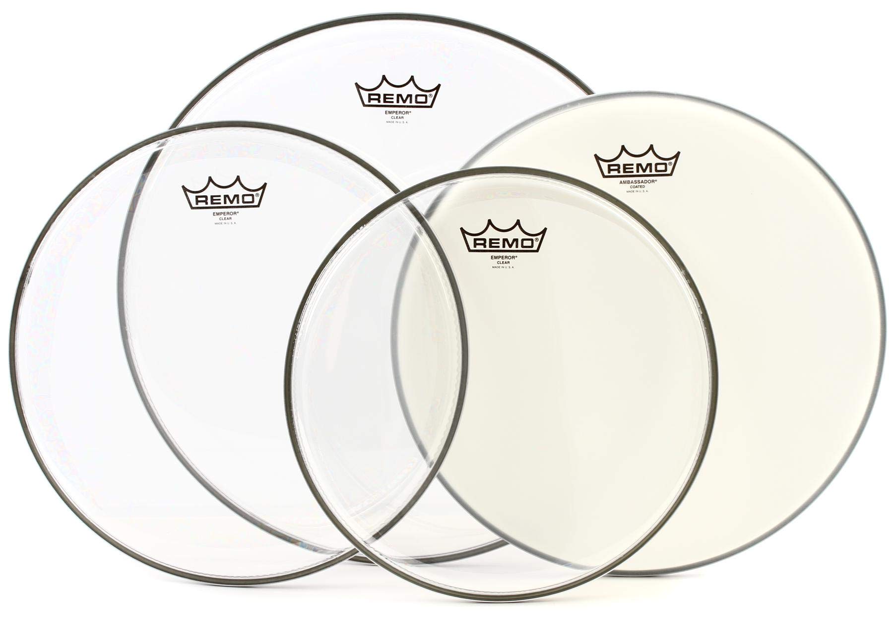 Remo 12-Inch Drum Set (PP0312BE) - Professional Percussion Kit for Drummers, Bands & Music Enthusiasts - Perfect for Live Performances, Studio Recording & Practice Sessions