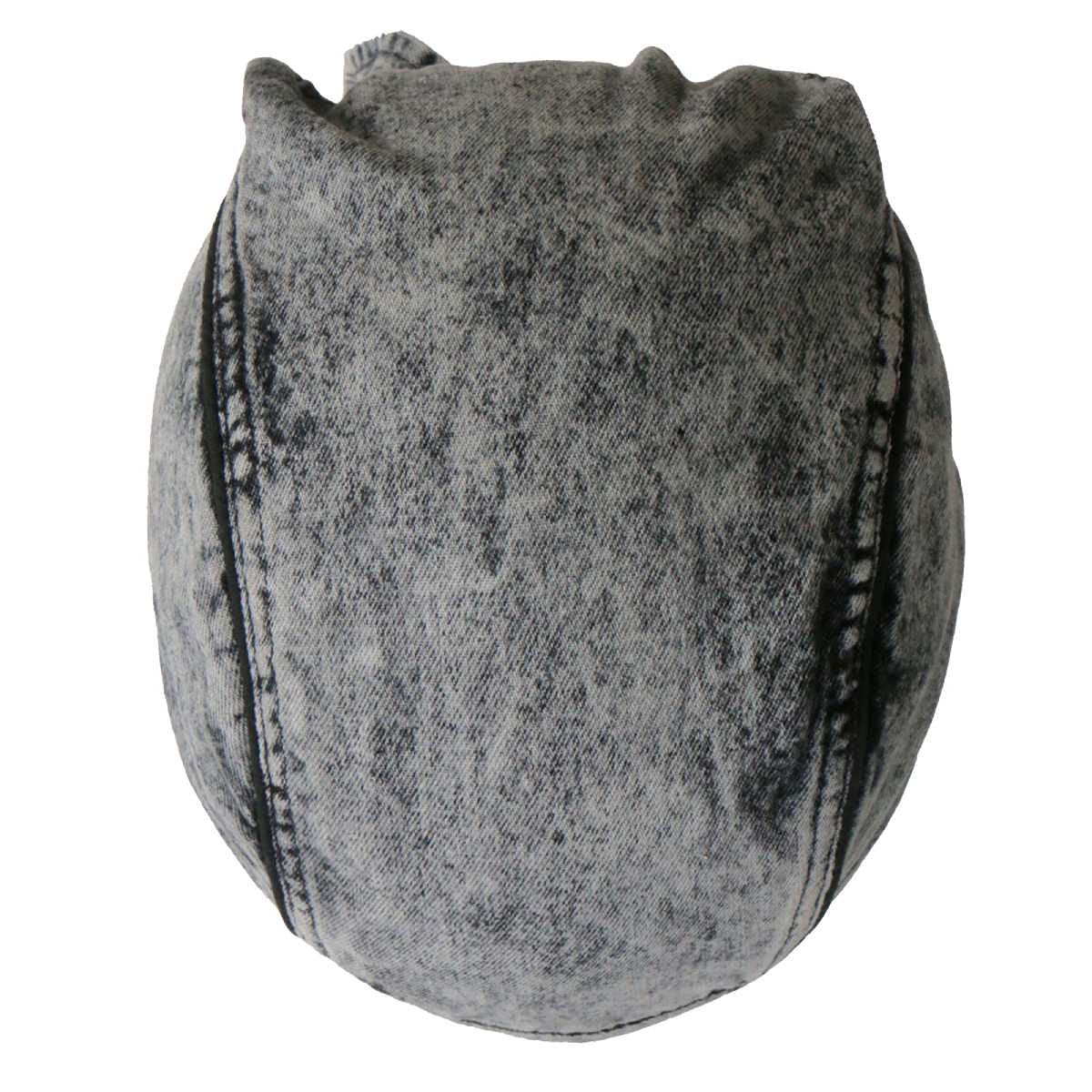 Hot Leathers HWH1107 Charcoal Dye Denim Headwrap - Stylish Motorcycle Bandana for Bikers & Outdoor Enthusiasts - Perfect for Riding, Concerts & Festivals