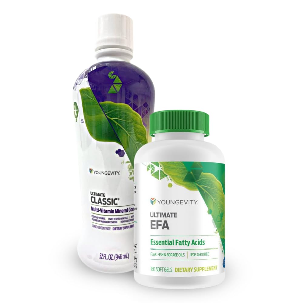 Youngevity Classic 90 Pak Advanced Multivitamin Supplement - 90+ Plant-Based Vitamins, Minerals & Amino Acids for Optimal Health - Highly Absorbable Formula - 30 Day Supply - Supports Immune System, Energy & Overall Wellness for Active Lifestyles