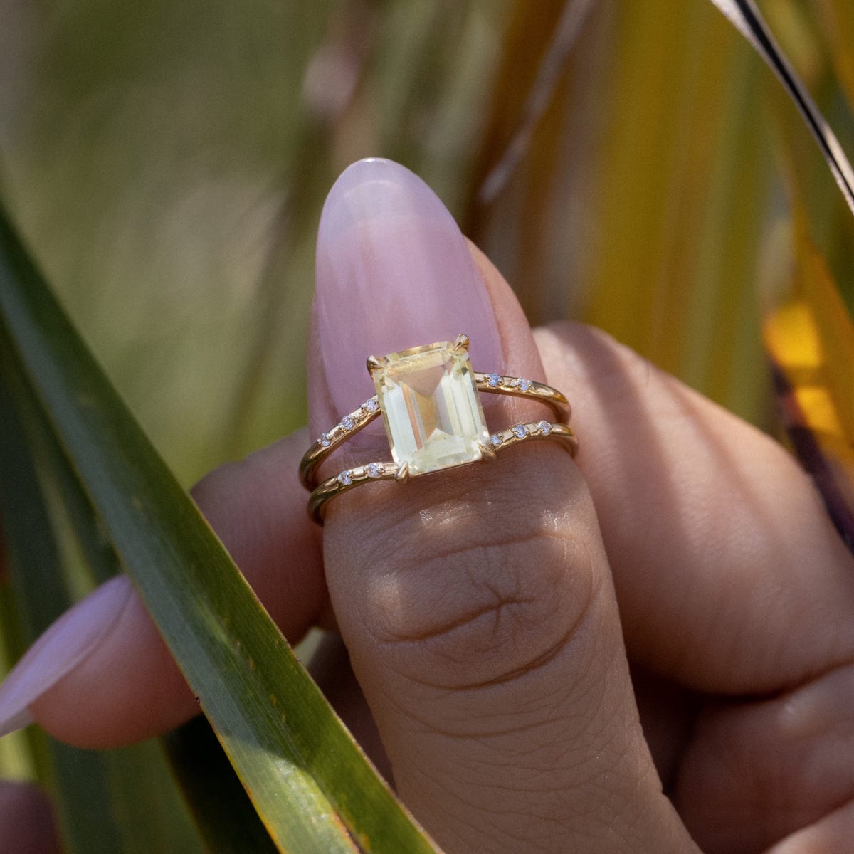 Stunning Citrine Gemstone Ring for Women - 14K Gold Plated Birthstone Jewelry - Perfect for Everyday Wear & Special Occasions