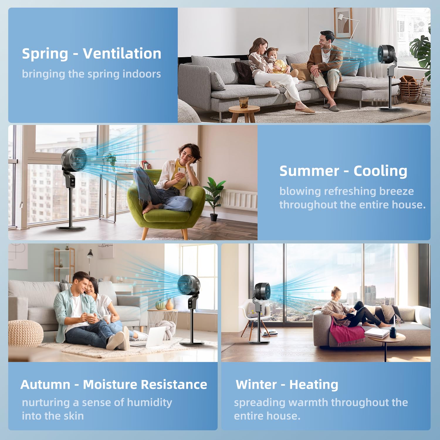 **70°+90° Quiet Oscillating Floor Fan for Bedroom & Home - 3 Speed Settings, 12H Timer, Touch & Remote Control (36-50dB) - Perfect for Cooling, Air Circulation & Nighttime Use**