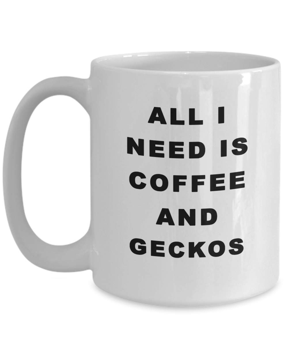 Funny Gecko Coffee Mug - Novelty Gift for Office & Reptile Lovers