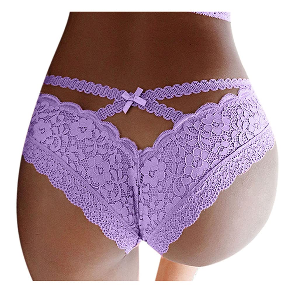 Sexy Seamless Lace Panties for Women - Comfortable Underwear, Sleepwear & Lingerie for Date Night, Boudoir & Romantic Occasions