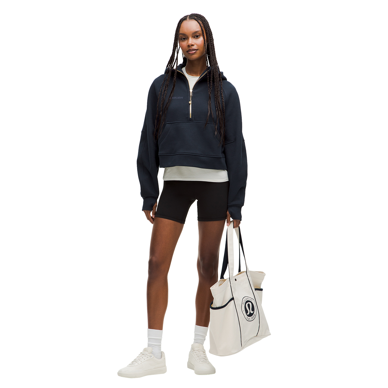 Lululemon Scuba Oversized Half Zip Hoodie for Women - Soft Fleece Pullover Sweatshirt | Perfect for Yoga, Gym & Casual Wear