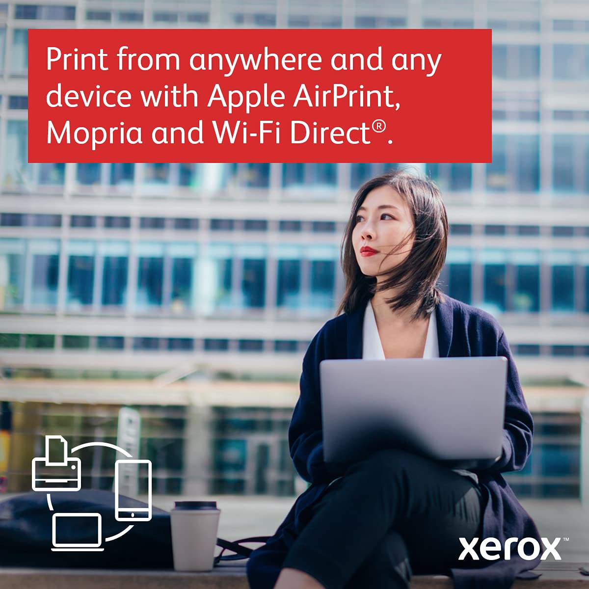 Xerox B305 Monochrome Laser Printer - All-in-One Copy, Scan, Fax | Fast & Reliable Office Printing Solution for Small Businesses & Home Offices