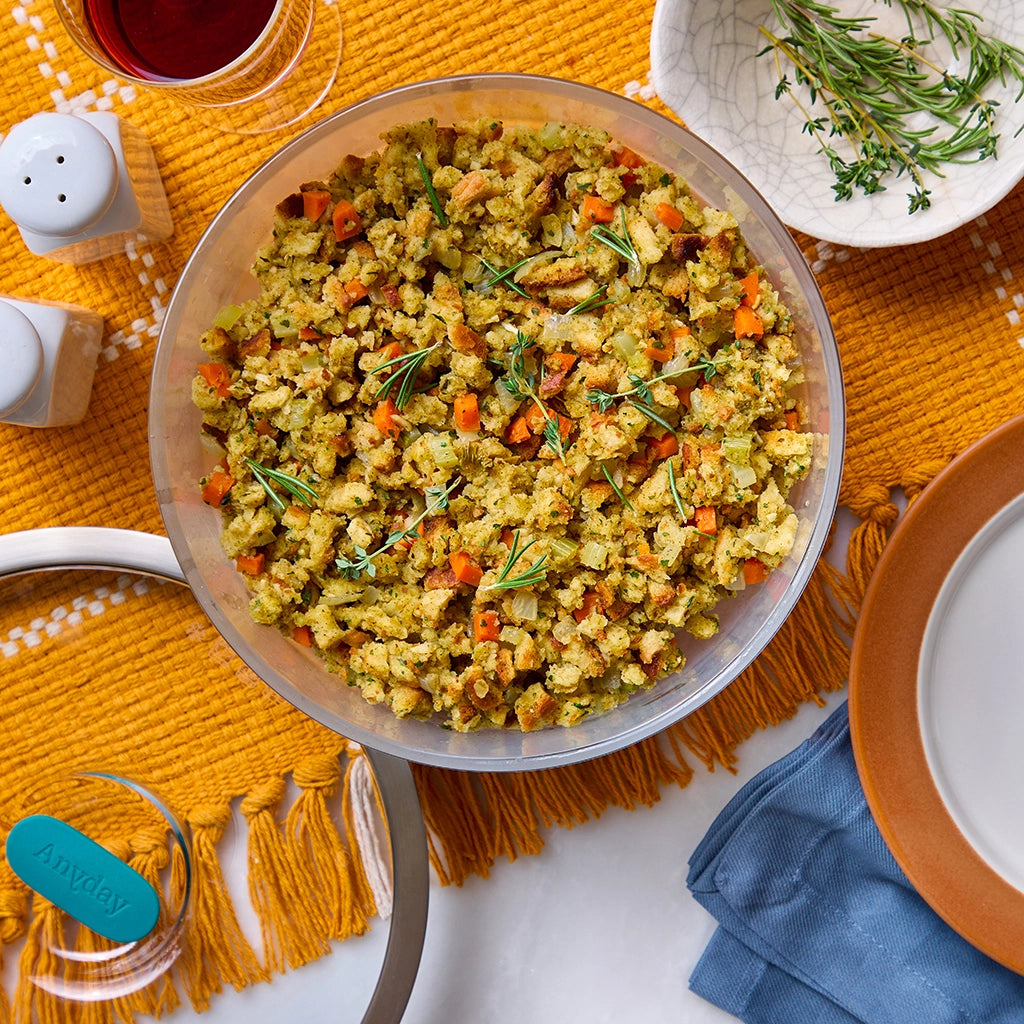Delicious Brown Butter Stuffing Recipe - Homemade Thanksgiving Side Dish | Perfect for Holiday Dinners & Family Gatherings