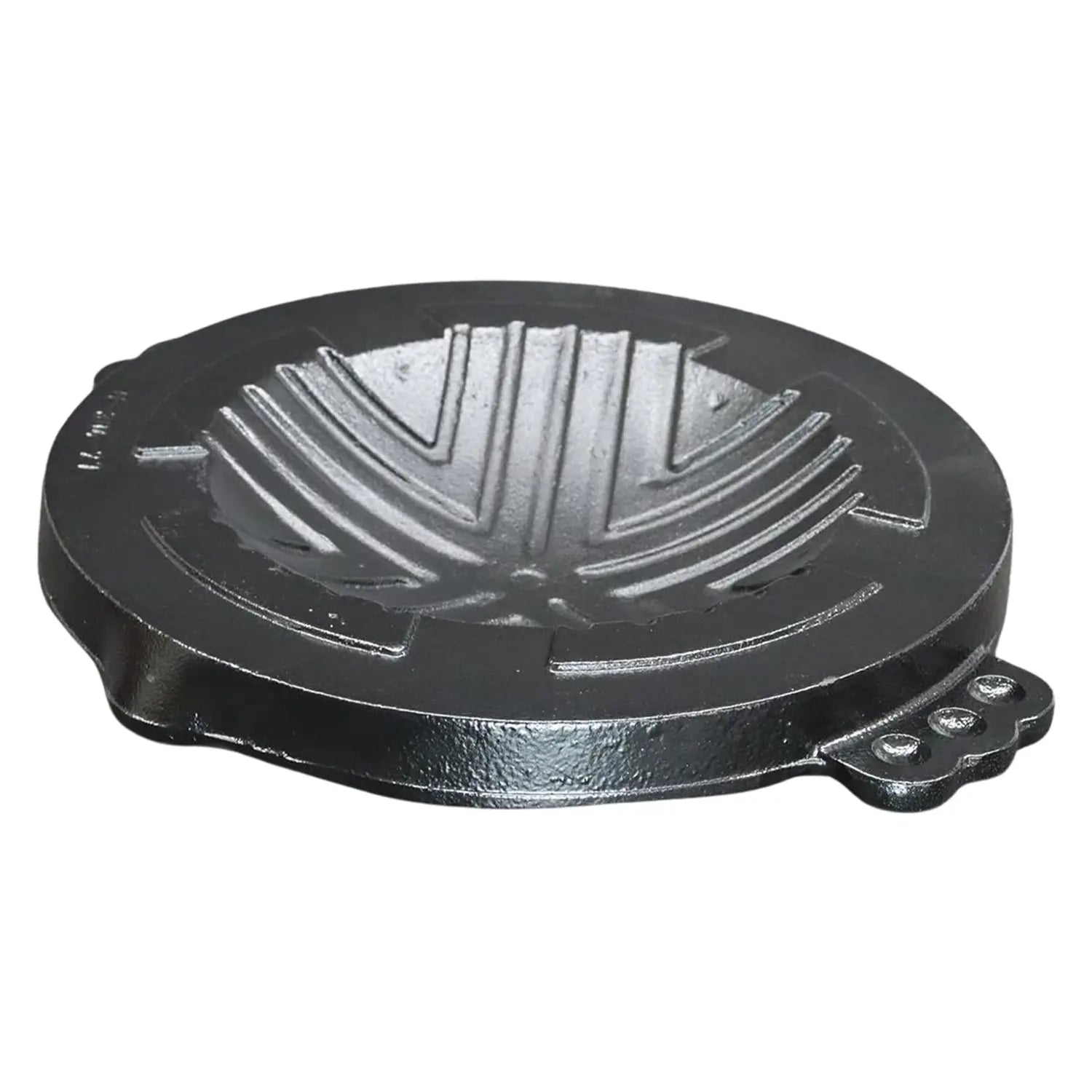 Premium Asahi Chuzo Cast Iron Genghis Khan Grill Pan - Authentic Japanese BBQ Grill for Indoor/Outdoor Cooking - Perfect for Camping, Backyard Parties & Asian Cuisine