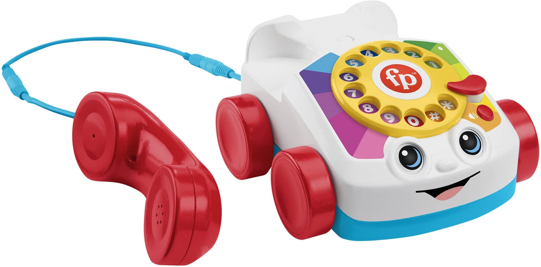 Fisher-Price Chatter Phone Retro Bluetooth Speaker - Nostalgic Wireless Speaker for Adults with Classic Rotary Dial Design | Perfect for Home Decor, Office Desk & Vintage-Themed Parties