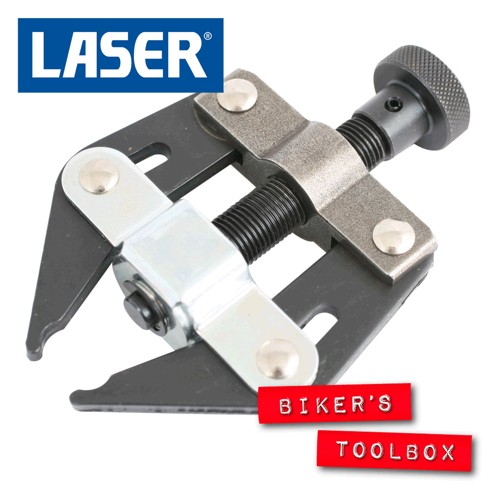 Motorcycle Chain Puller Tool - Heavy Duty Chain Breaker & Riveter for Motorcycle, Dirt Bike, ATV - Perfect for Chain Maintenance & Repair in Garage or Workshop