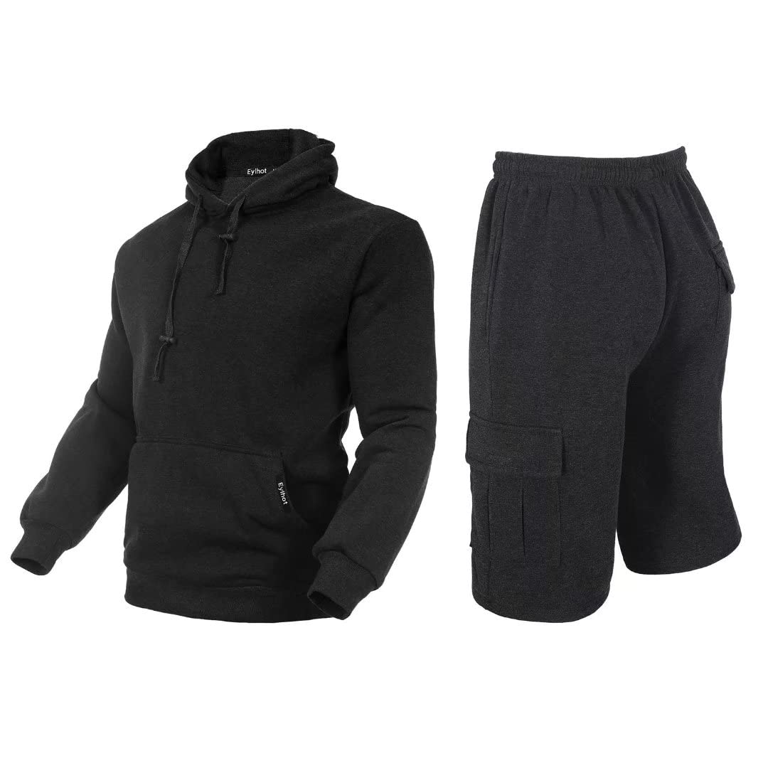 Zusmen Men's 2-Piece Tracksuit - Stylish Track Jacket & Pants Set for Casual Wear, Gym, and Outdoor Activities