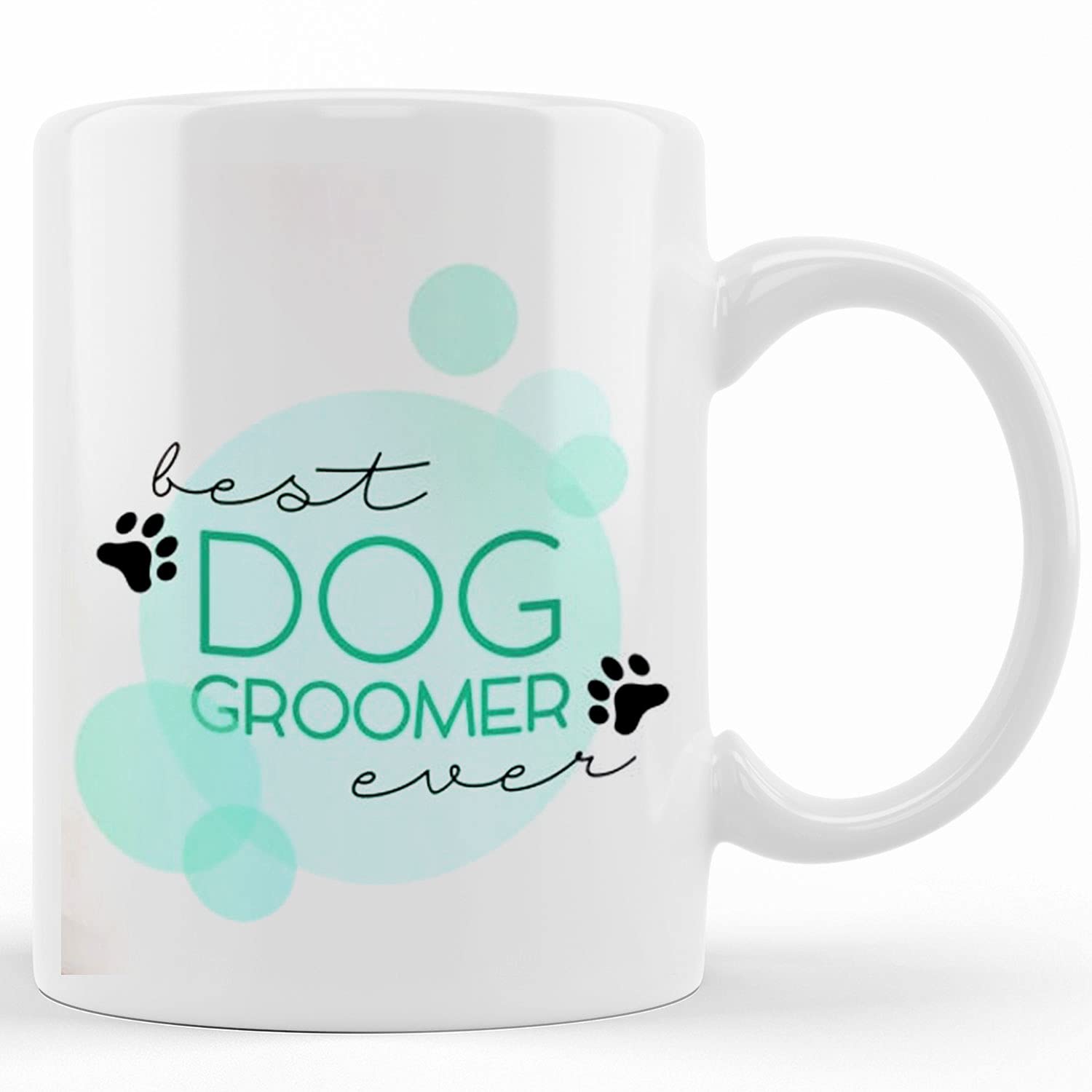 Personalized Dog Groomer Gift - Best Dog Groomer Ever Ceramic Coffee Mug & Tea Cup - Funny Novelty Gift for Pet Groomers - Perfect Christmas, Birthday & Appreciation Present for Dog Lovers - Great for Coffee Breaks at Pet Salons & Grooming Sessions