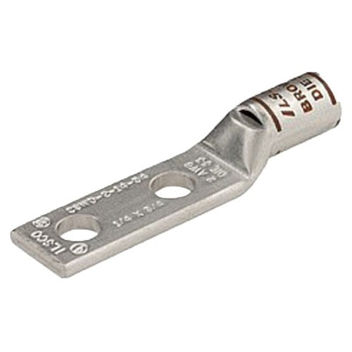 CSWD 750 Ilsco SureCrimp Standard Barrel 2 Hole Copper Lug - Heavy Duty Electrical Connector for Industrial Wiring and Power Distribution