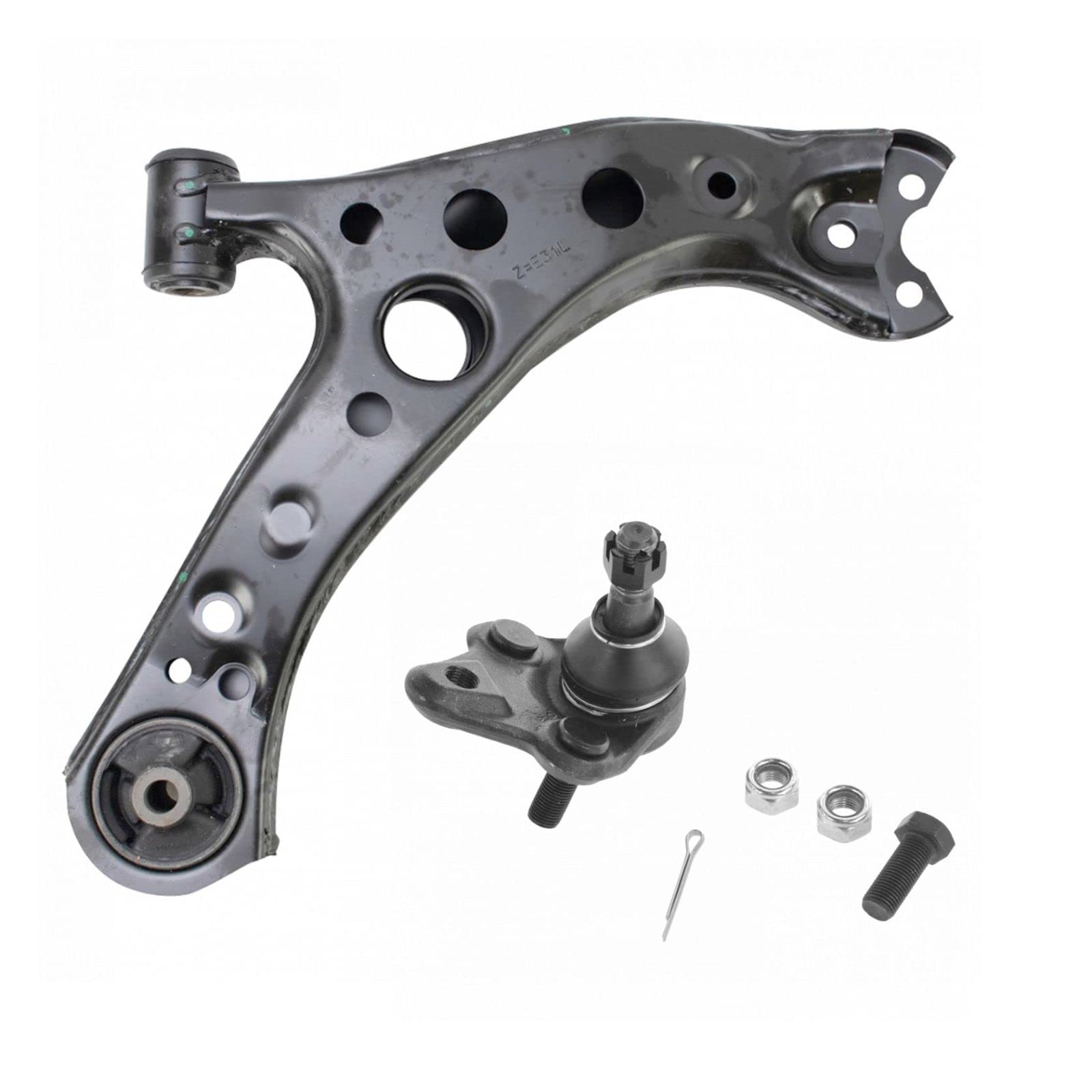 Front Left Lower Control Arm with Ball Joint - Compatible with 2019-2022 Toyota Corolla, 2016-2022 Prius, Prius AWD-e & 2017-2022 Prius Prime - Durable Suspension Replacement Part for Smooth Ride & Handling
