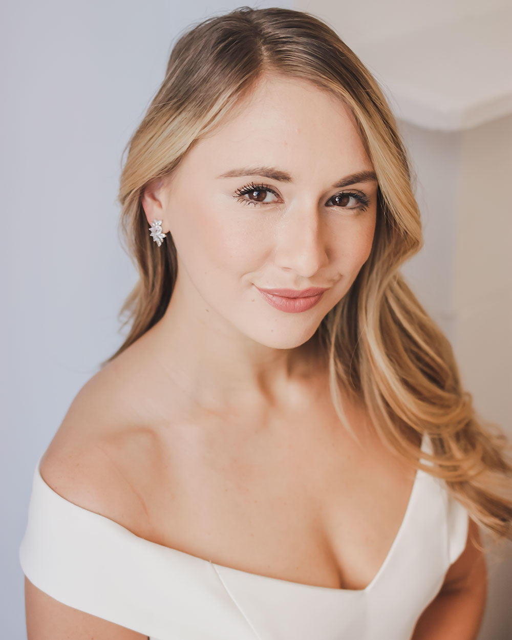 Tallulah CZ Cluster Stud Earrings - Sparkling Cubic Zirconia Fashion Jewelry for Women | Perfect for Parties, Weddings & Everyday Wear