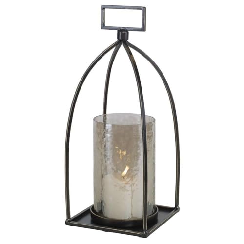 Uttermost Riad Dark Bronze Glass Votive Candle Holder - Elegant Home Decor for Dining Table, Wedding Centerpiece, Romantic Ambiance
